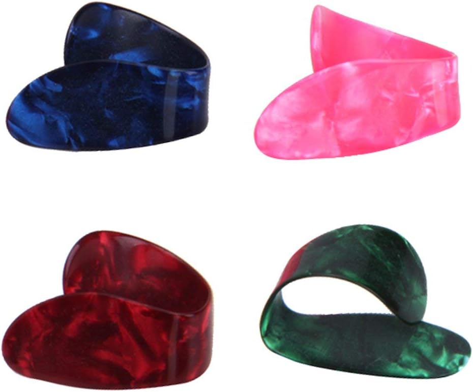 Boombox 4pcs Celluloid Guitar Thumb Picks