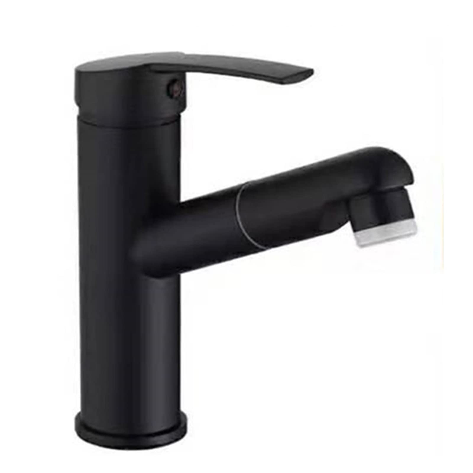 Mitigeur de lavabo à poignée unique rétractable en laiton pour eau chaude et froide