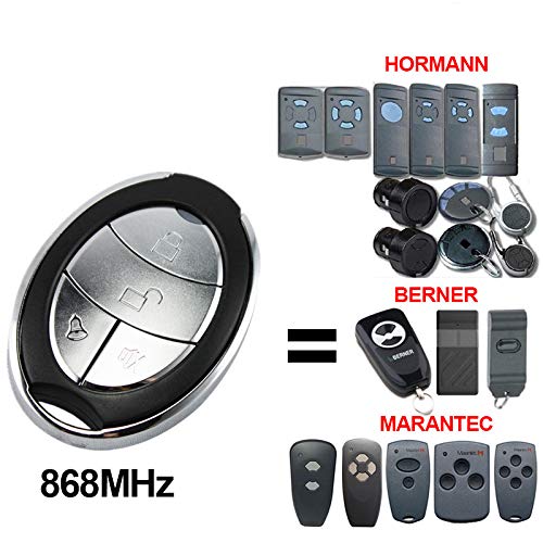 Kompatibel 868 Mhz Hormann Hsm2 | Hsm4 | Hs1 | Hs2 | Hs4 | Hse2 | Hsz1 | Hsz2 | Hsp4 | Hsp4 868-c | Hsd2-A | Hsd2-c Garagentor Handsender Ersatz - Sender Universal