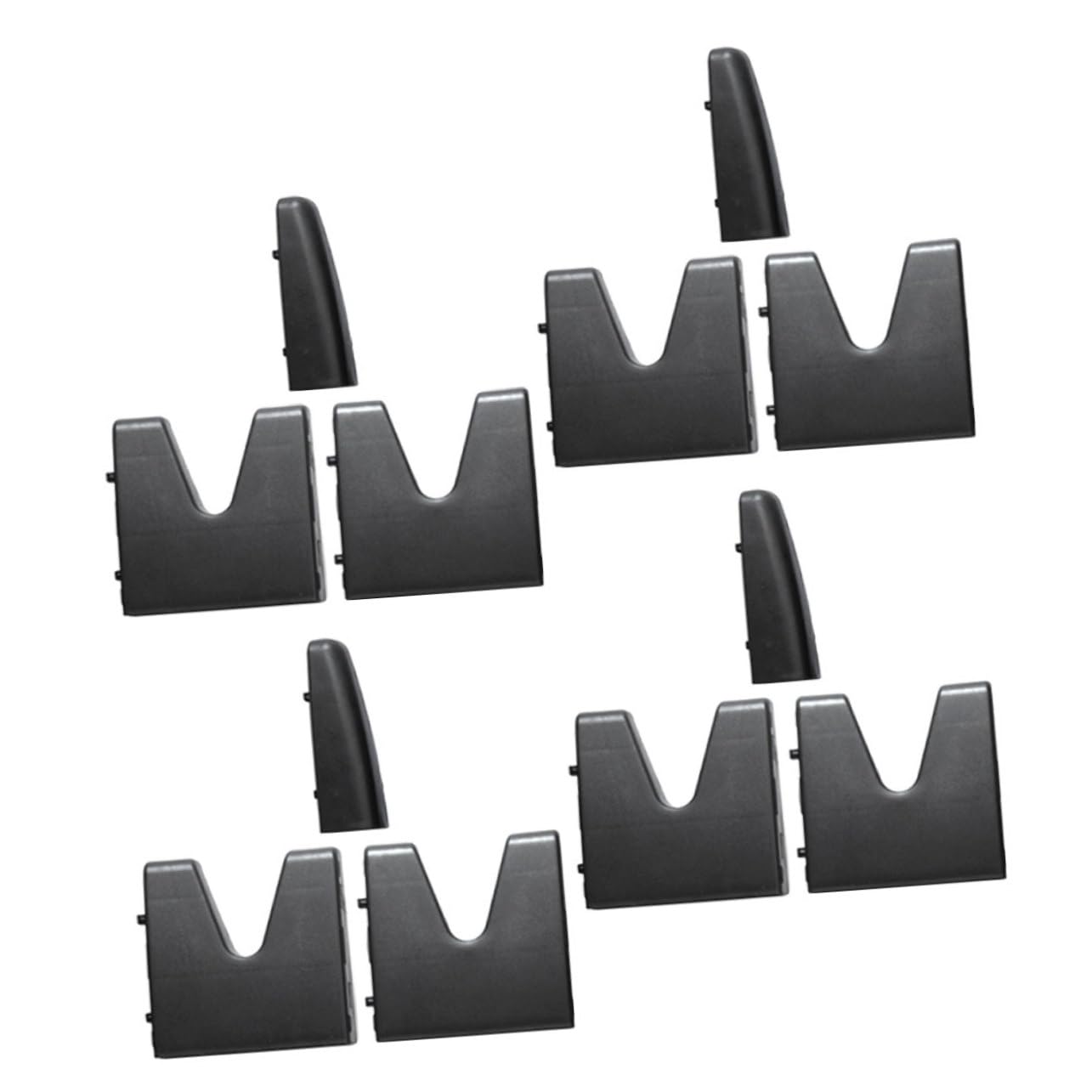 Séparateur de coffre voiture plastique noir Cabilock, lot de 2 modules flexibles