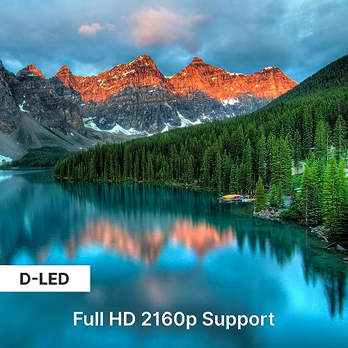 Image of Pyle 55 inch 2160p UHD Smart TV - Flat Screen Monitor HD DLED Digital /Analog Television w /Built-in WebOS Hub Operating System, HDMI, USB, AV, Full Range Stereo Speaker, Wall Mount, Includes Remote Control