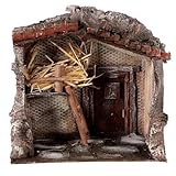  Holyart etable crèche avec Grange 25x24x18 cm