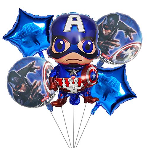 Bcd-Pro 4 Sets Of Superheros Foil Balloons For Boy Girl Kids Birthday Party Supplies Decoration (20Pcs) #TOP4
