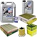 Produktbild QR-PARTS 69339607 Filter Set Inspektionspaket 6 Liter Motoröl Top Tec 4600 5W-30 MANN-FILTER Innenraumfilter Luftfilter Ölfilter