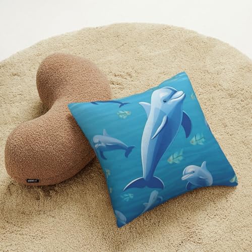 Housse de coussin dauphin douce pour protéger et décorer votre canapé - 7
