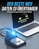 SABRENT Festplatten Dockingstation für 2,5''/3,5'' SATA HDD & SSD USB-A 5Gbps – Externes Festplattengehäuse USB 3.0 – Docking Station ohne Festplatte (EC-DFLT) – Ansicht 4