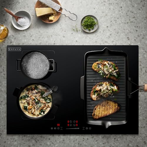 Image of Empava 30 Inch Electric Induction Cooktop Built-In, Hardwired