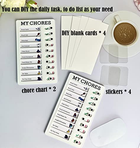 Chore Chart, Chore Board, My Chores Checklist Task Board, Daily Schedule Board, To Do List, Planner Check List, Chore List For Kids, Multiple Kids, Adults And Form Good Habit #TOP2