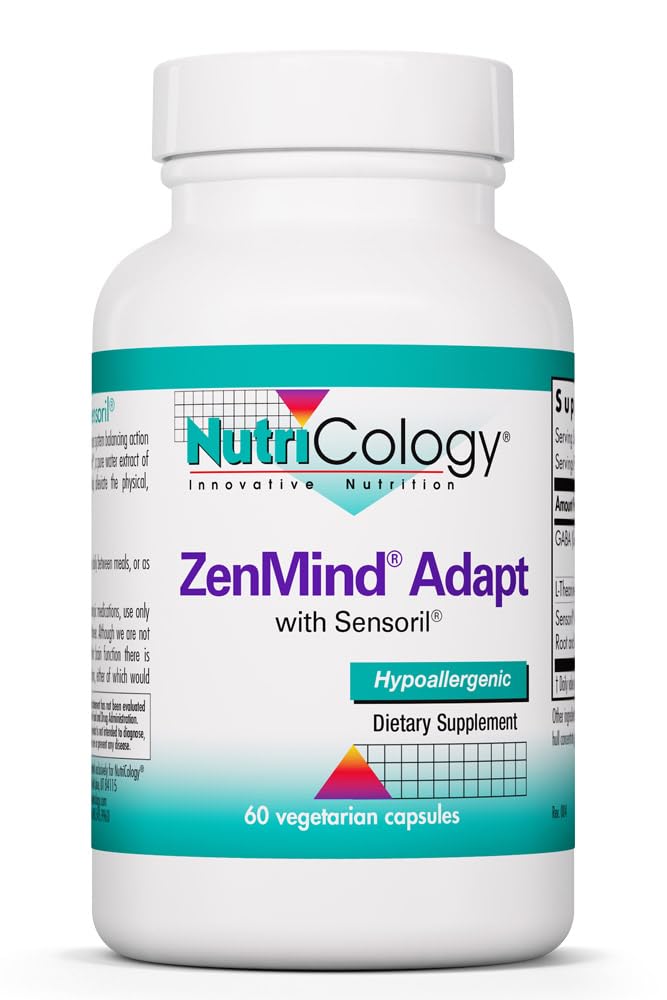 NutriCology ZenMind Adapt Stress Formula, 60 Capsules