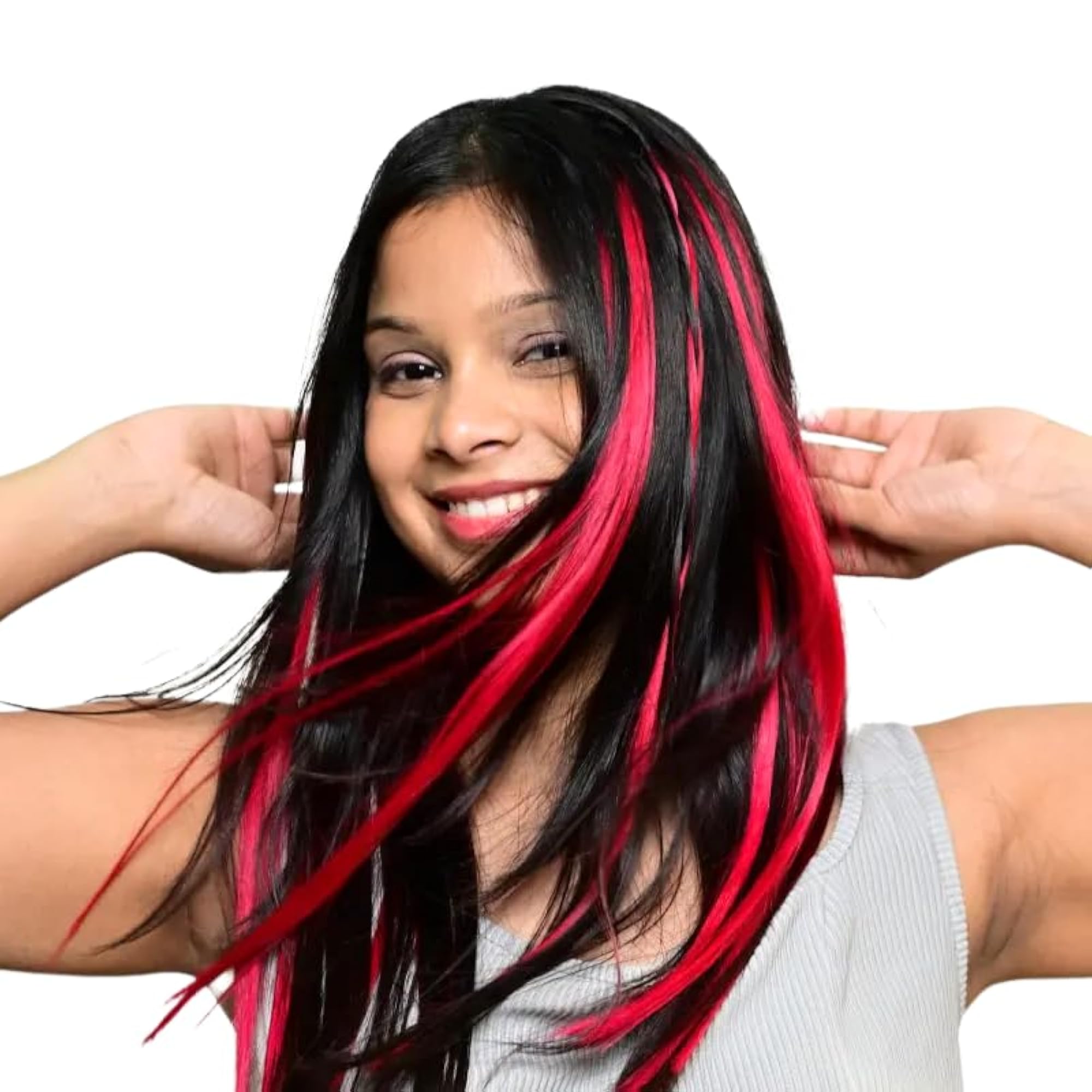Queens Red Clip Streak Highlighter for Women