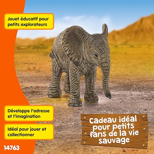 Figurine d'Éléphanteau d'Afrique Un Compagnon Maladroit et Charmant Neuf - vue 7