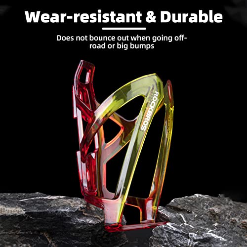 Image of ROCKBROS Bike Water Bottle Holder Ultra-Light Bicycle Bottle Cages with Screws Tool, Universal Bike Cup Holder Rack for Road MTB Bikes