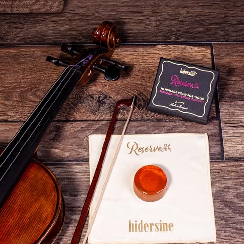 Hidersine Reserve21 Premium Light Violin Rosin. Low Dust formulation with British beeswax. Complete with Carry Pouch. Made in the UK - Image 3