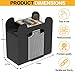 Automatic Card Shuffler - Electronic Casino Poker Card Shuffling Machine - Uno Shuffler Card Machine - Battery Operated Plastic Cards Mixer - 6 Decks Playing Cards for Home & Party - 2M USB Line
