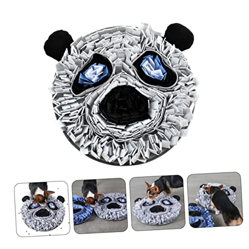 Coussin pour animaux de compagnie et tapis interactif en feutrine gris