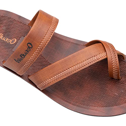 Image of Walkaroo Gents Tan Sandal (WG5340) 6 UK