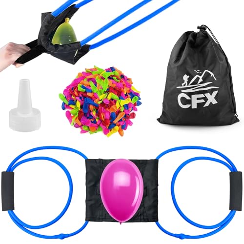 GZhaimai Wasserbomben Schleuder Set mit 500 Ballons