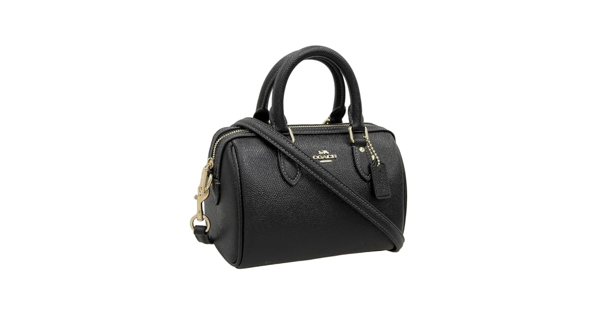 COACH シンプルな黒のバッグ(^_^) 人気! Coach(コーチ) レザー シンプル 2way ショルダーバッグ