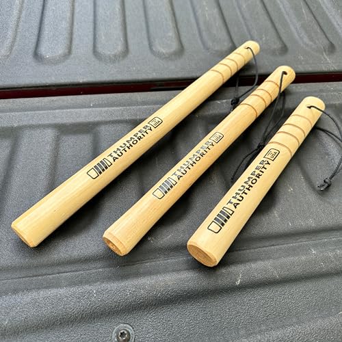 Image of 14 inch Hickory Tire Thumper - Made in USA, Durable Truck Tire Pressure Checker, Fish Bat Knocker, Roadside Tool with Non-Slip Grip