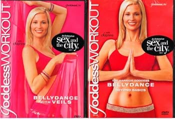 DVD The Goddess Workout 2 Pack : Bellydance with Veils , Bellydance Beyond Basics - The Warrior Goddess Book