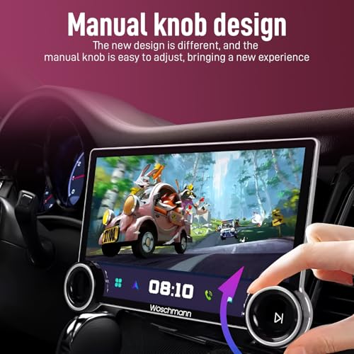 Image of Woschmann Diamond Car Android SystemTouch Screen 10.1 Inch|TS30|With Fan|4GB /64GB|4th Gen|4Core|QLED Display|GPS&Bluetooth|WiFi&FM|SteeringControl|AHD Camera Included(Wireless Android Auto & Car Play)