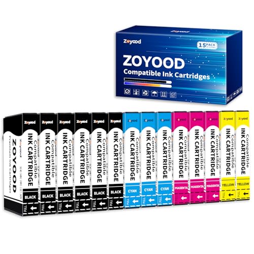 Zoyood Kompatibel 603XL Multipack Kompatibel mit Epson 603 Patronen 603 XL für Expression Home XP-2100 XP-2105 XP-3100 XP-3105 XP-4100 XP-4155 Workforce WF-2810 WF-2830 WF-2835 WF-2850 15er-Pack