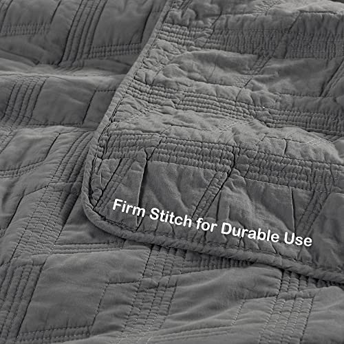 Horimote Home HQT-QMFK-GY-Q 100% Cotton Quilt Set Queen Size thumb #3