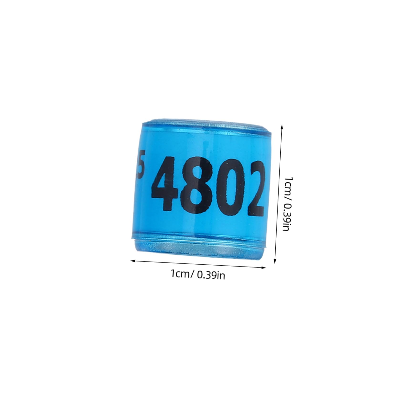 Mikikit 100pcs Racing Pigeon Anklet Foot Ring Pigeon Identification Bands for Racing