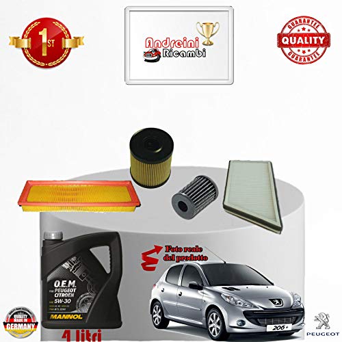 Kit Tagliando Fiat Panda 500 900 Twinair Lancia Ypsilon 0.9 Filtri 3 Olio Copia - Foto 4