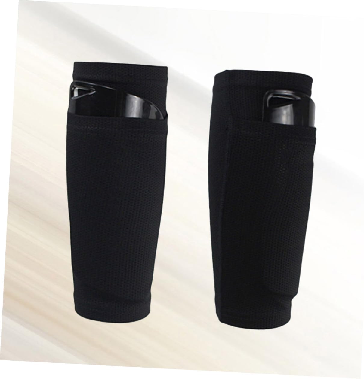 High Elastic Shin Guard Socks Sleeves with Breathable Mesh for Football Running More Compression Calf