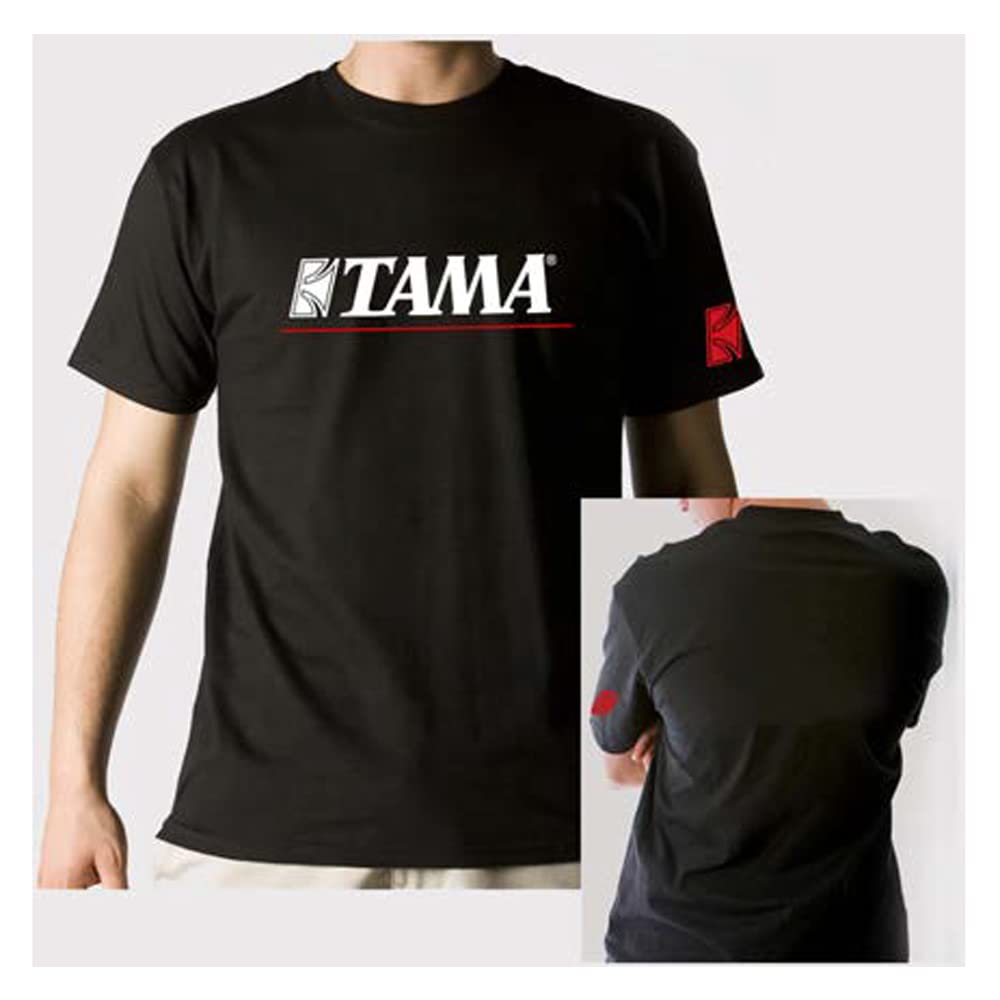 TAMATama TAMT003S T-shirt - Black w/Red line - Small