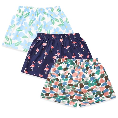 Image of Boxer Shorts for Women Gingham Sleep Y2k Printed Boxers Pj Boxer | Trendy Short,Checkered,Baggy Pj Boxers