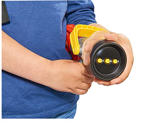 Simba 109252293 - Feuerwehrmann Sam Feuerwehr Tankrucksack, mit einfach oder Mehrfachstrahl, Tankvolumen: 1800ml, Reichweite: 10m, für Kinder ab 3 Jahren