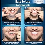 UPSmileDirect Professional Teeth Whitening Strips 7 Treatments - Peroxide Free - Non Sensitive Teeth Whitening - Pack of 14 Strips (14 Count) - Image 6