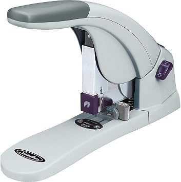Swingline Heavy Duty Stapler, 120 Sheet Capacity, LightTouch, Jam Free, Reduced Effort, Anti-Microbial, Metal, Gray (90010)