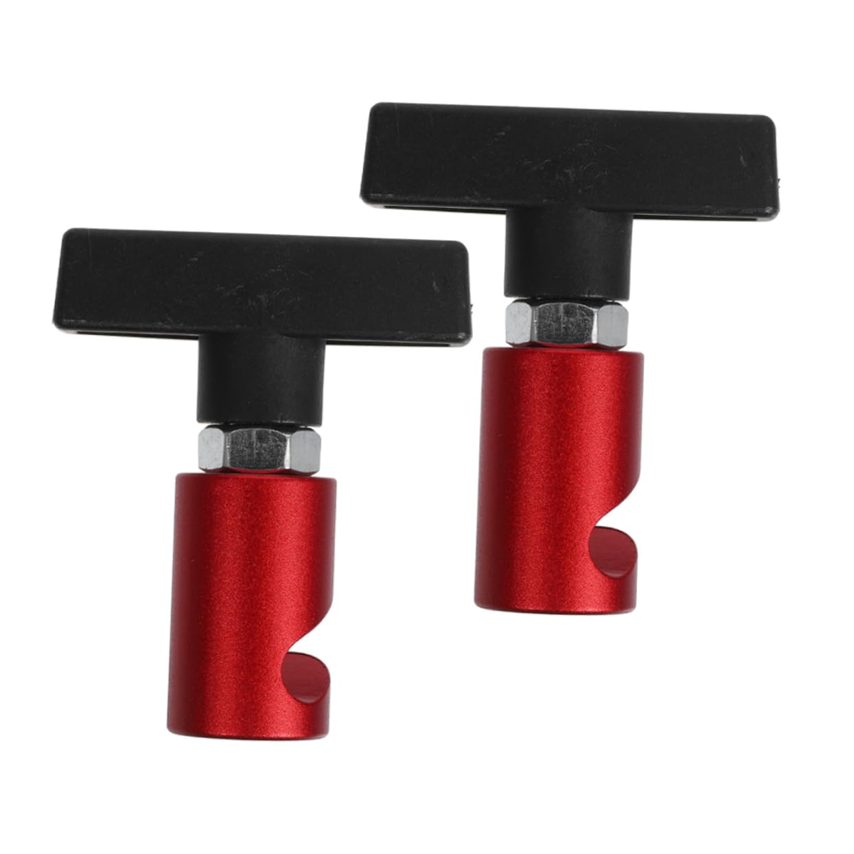 Alipis 2pcs Car Hood Clamp Aluminum Trunk Gas Anti-Slip Fixing Tool Universal Hood Prop Holder for Vehicle Repair