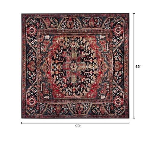 Tapete SAFAVIEH vintage 228x160 cm rojo multi miniatura 2