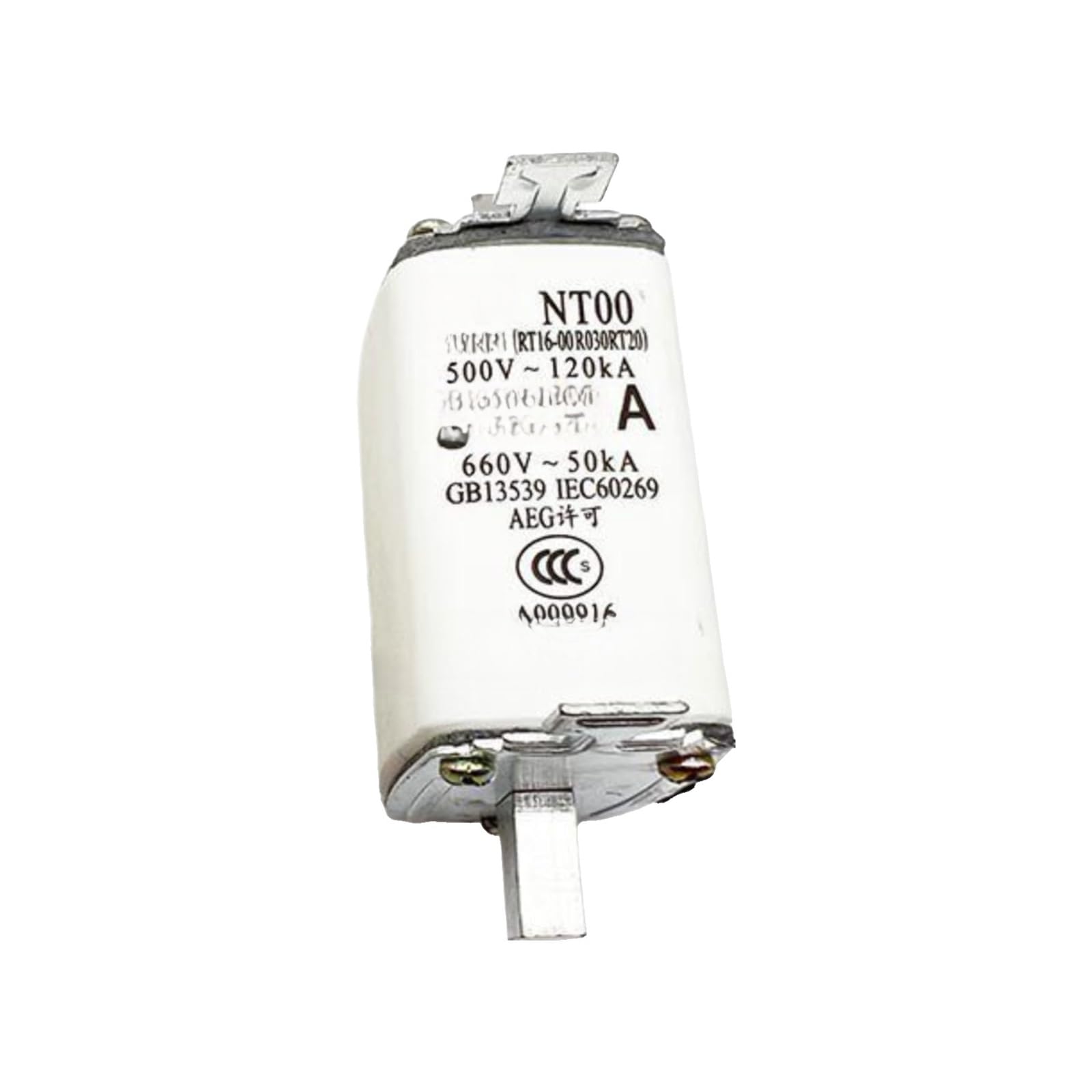 Fusible céramique Rt16 32A ampères ampérage Nt00 R030 160A - 2