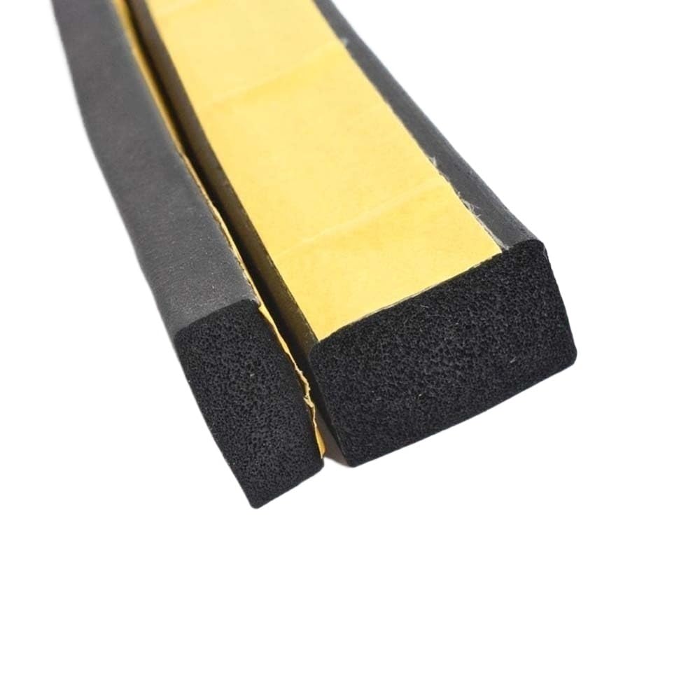 Chaouyyz Color Rubber Self Adhesive Sponge Seal Strip Eva Black Foam 10Mng Single-Sided Adhesive Soundproofcollision Seal Gasket/Color/3.0Mm * 15Mm * 10M