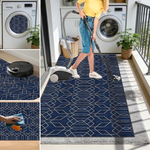 Tapete lavable alfombras corredor para pasillo que evitan resbalones 7