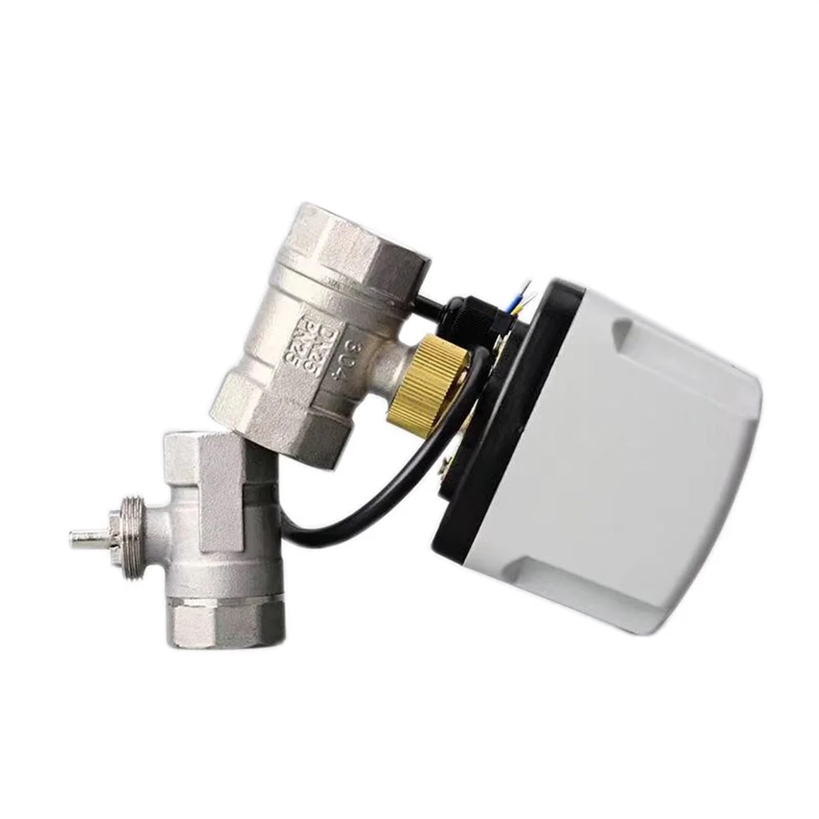 IP65 Stal nierdzewna 304 Normalnie zamknięty zawór kulowy z silnikiem IP65 G1/2 "3/4" 1" 1-1/4" 220V 12V 24V Elektryczny zawór kulowy (DN25,12VDC-CR04-Normally Closed)