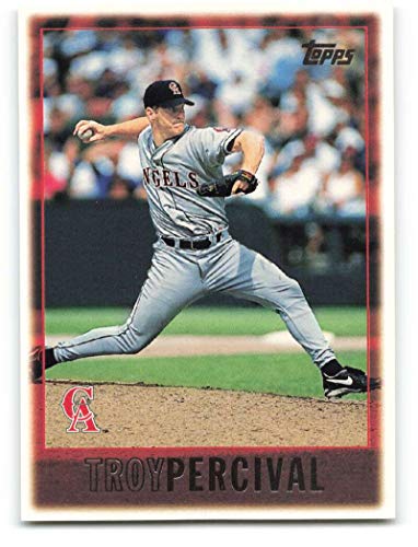1997 Topps #156 Troy Percival NM-MT Anaheim Angels Baseball