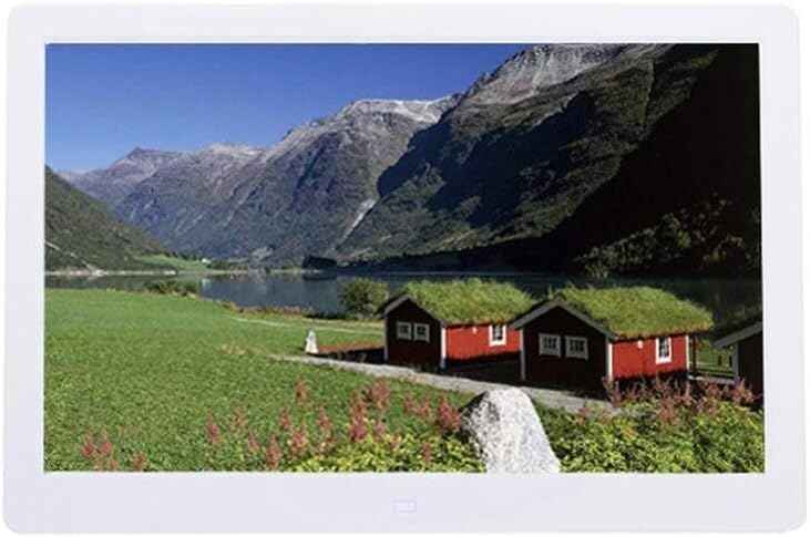 Cadre photo numérique HD 13 pouces blanc pour défiler vos plus beaux souvenirs