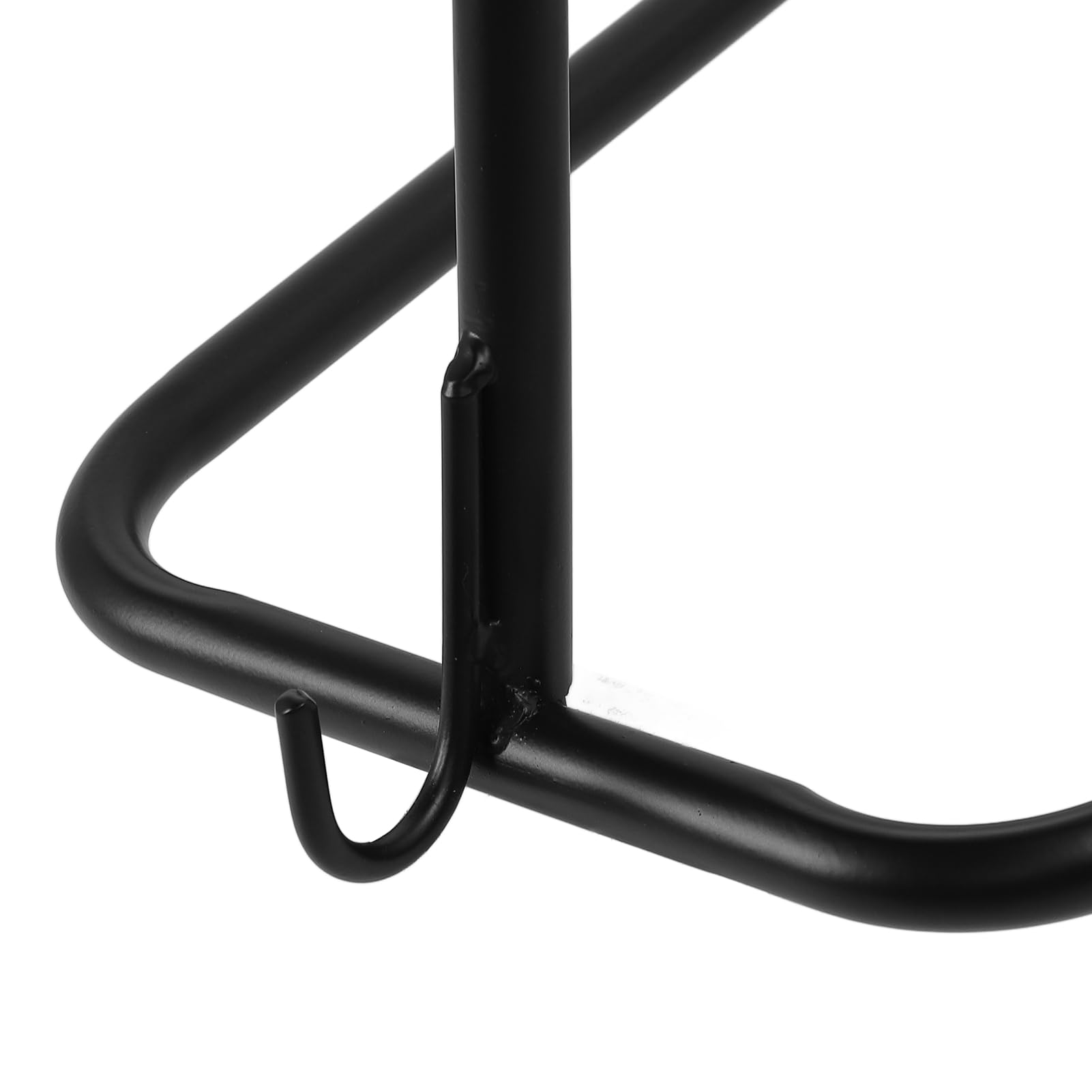 Estante para Almacenamiento de Sillas de Montar, Soporte Plegable para Ahorrar Espacio, Soporte de Hierro Montado en la Pared con Acabado Negro Mate para Remolques de Caballos, Establos,