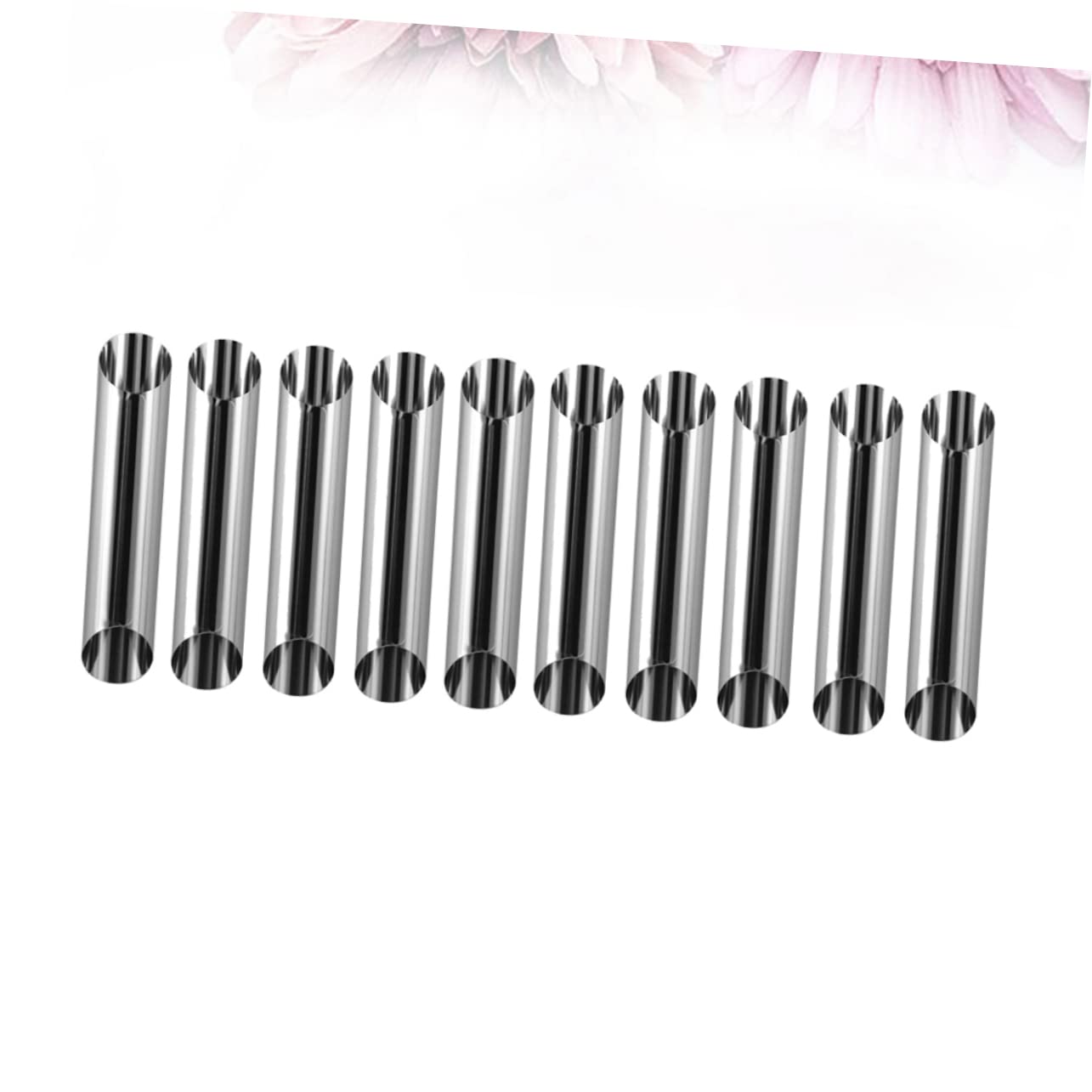 FUNOMOCYA 20pcs Reusable Bread Tube Molds Large Screw Cylindrical Shaped Molds for Danish