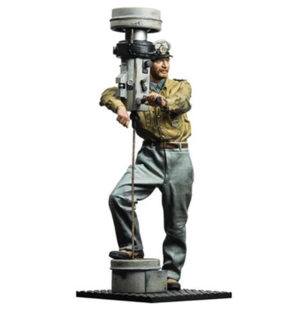 1/16 Barco Capitán Soldado 120Mm Figura Histórica Kit De Resina Modelo En Miniatura