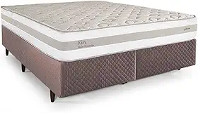 Cama Box King Herval Kiev, Molas Ensacadas, 76x193x203 cm