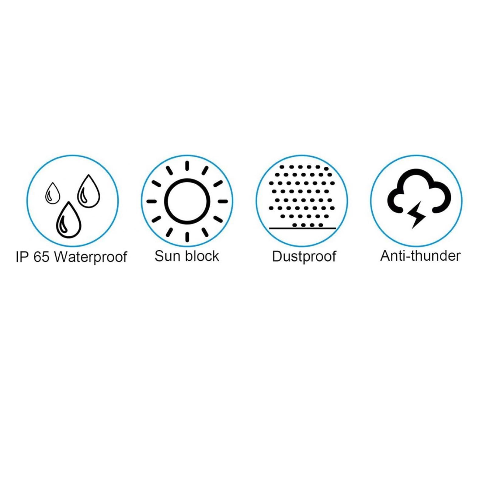 Buachois Caja de distribución eléctrica impermeable, caja de protección de plástico para exterior