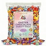 Monster Candy Bulk Assorted Chocolate Variety Pack - 2 Lb Individually Wrapped Chocolates For Basket Stuffers, Egg Hunts &Amp; Party Favors - Mother'S Day