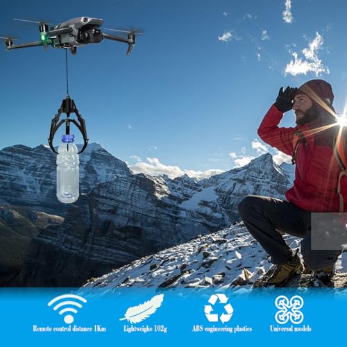 universally drone airdrop system release device payload delivery transport drop for dji mini4mini3mini2air3air2air2s mavic series drone accessories mechanical claw